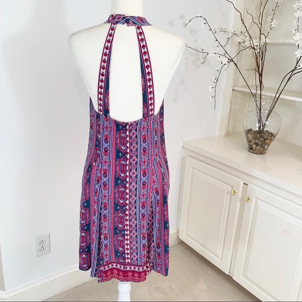 Patrons of Peace Patriotic Open Back Dress M NWT - Picture 3 of 7